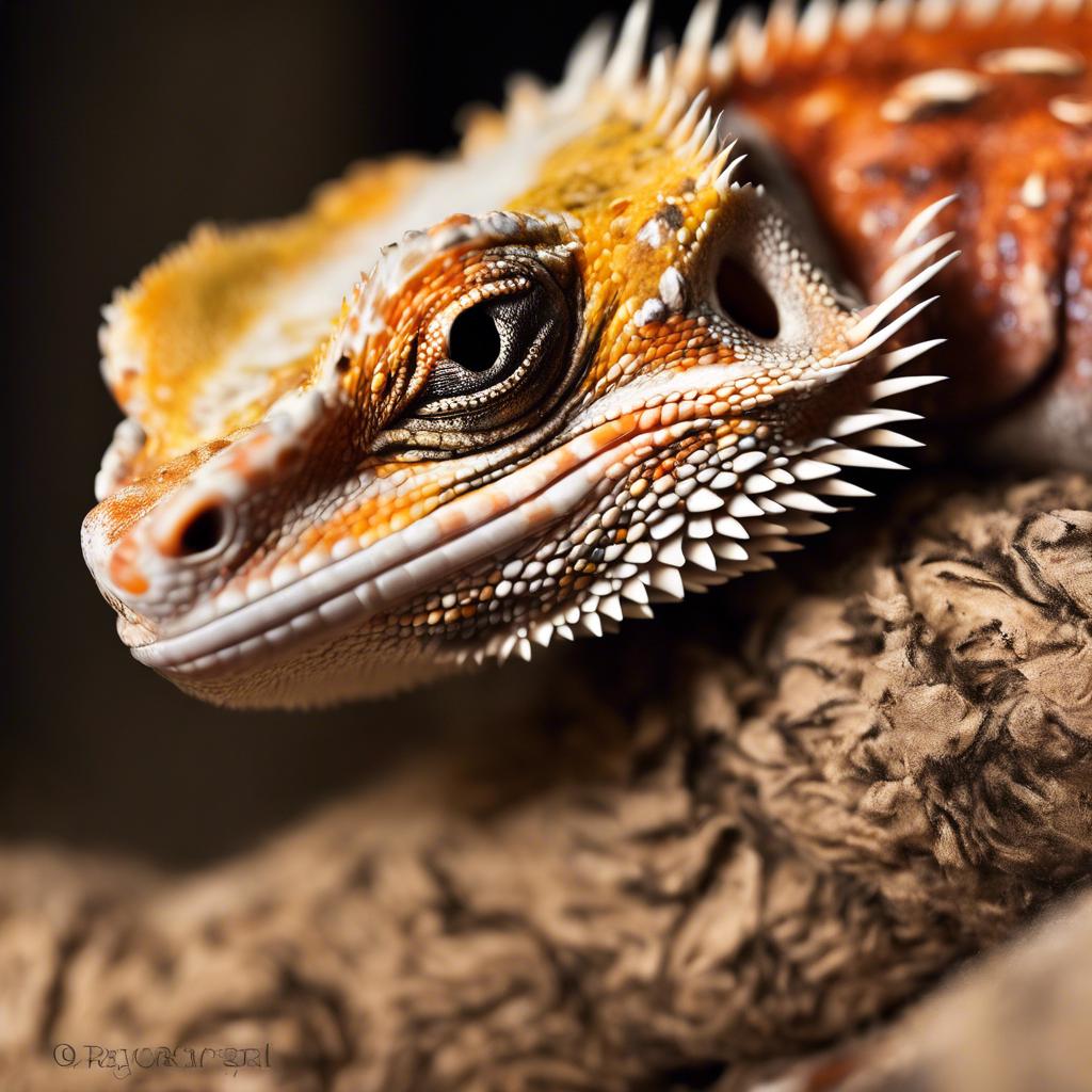 Keep Your Bearded Dragon Warm and Cozy at Night with a Heat Lamp!
