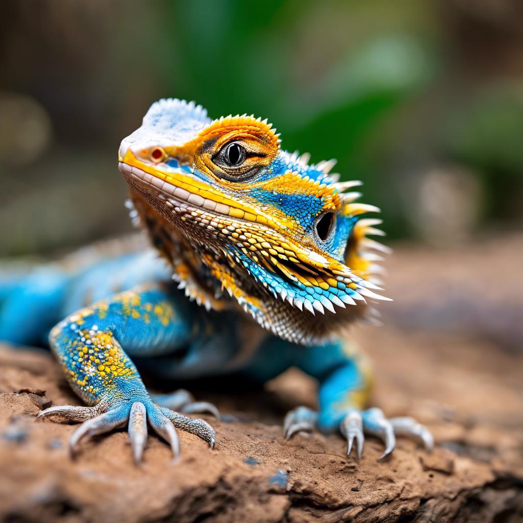 Discover the Vibrant World of the Citrus Blue Bar Bearded Dragon!