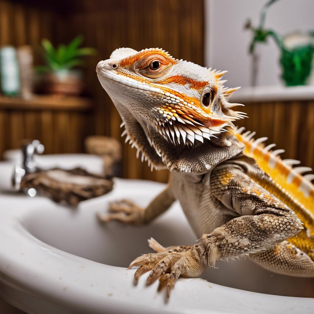Massage techniques to help your bearded dragon go to the bathroom