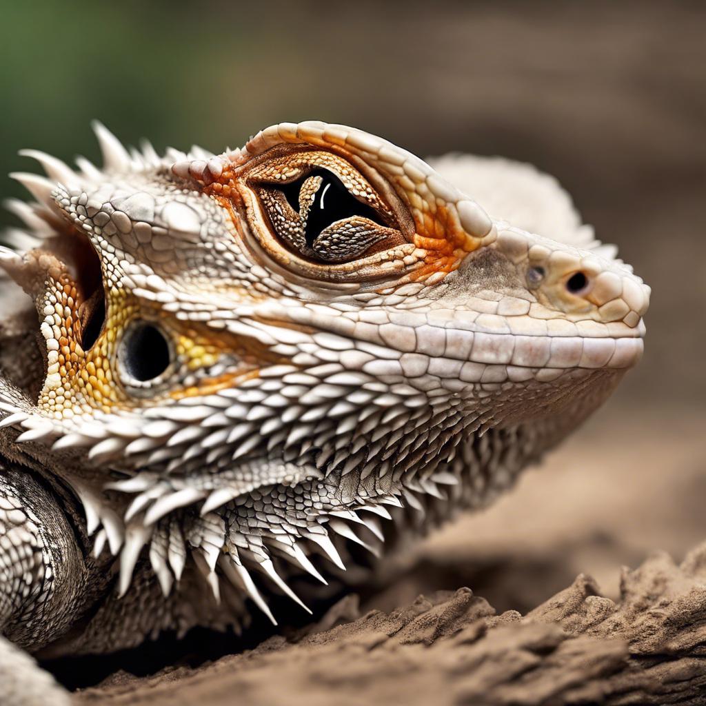 Tragic Farewell: Bearded Dragon’s Eyes Stay Open as It Passes Away